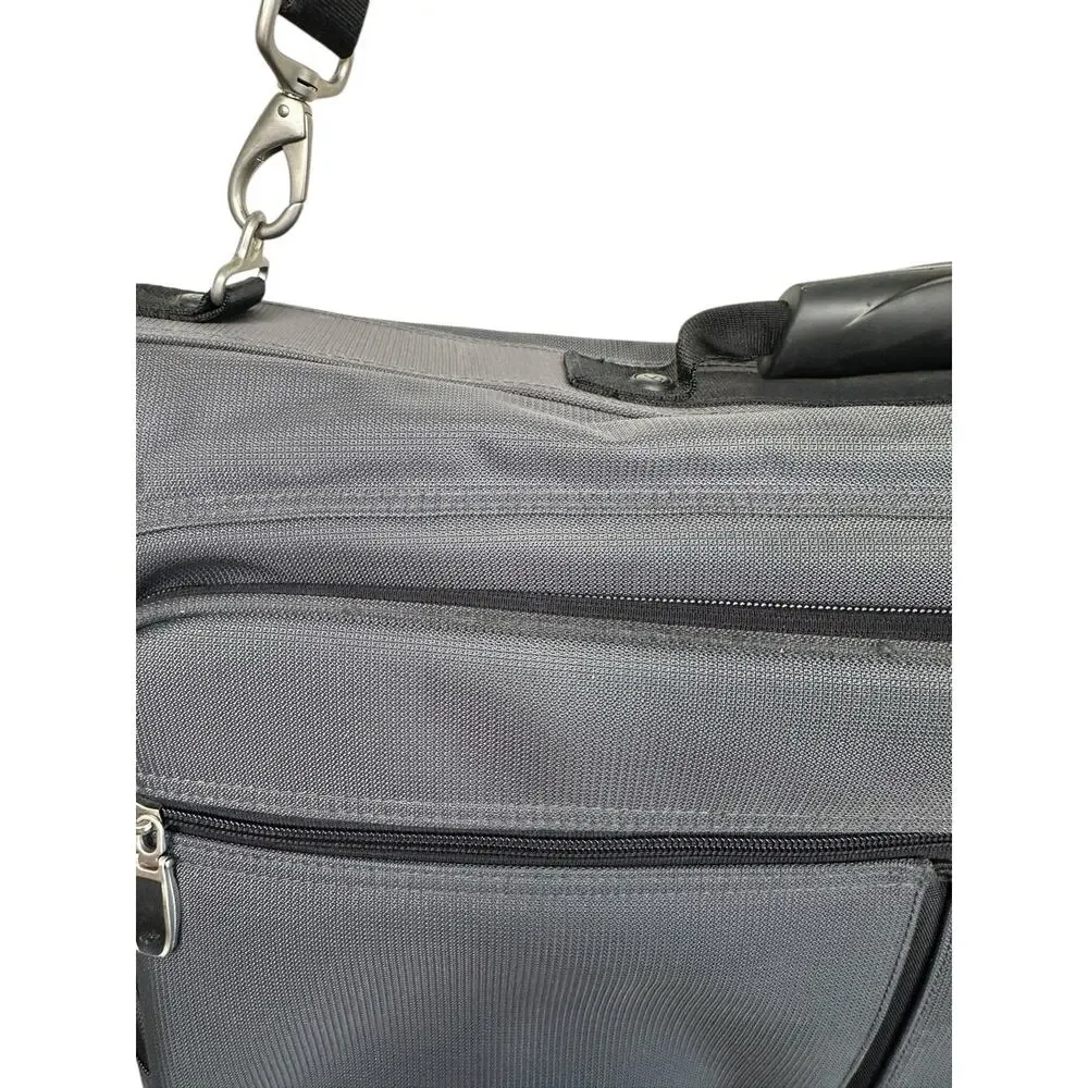 Skyway Gray Trifold Hanging Garment Bag Carry On Travel Luggage Case Organizer